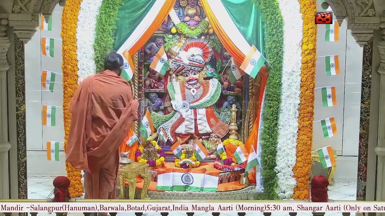 Aarti Darshan Salangpur Date 26 01 2025