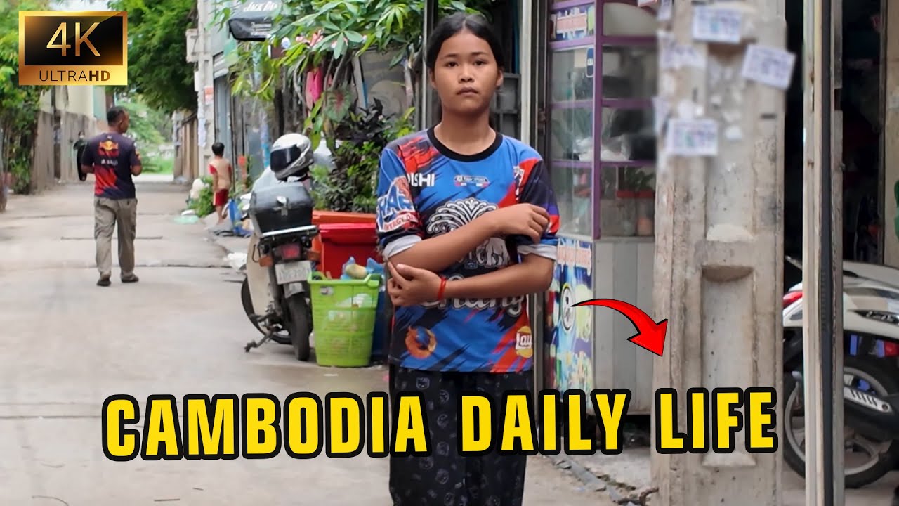 Hello From Cambodia Daily Life Tour Walking Street 4K #cambodia #life #tourism
