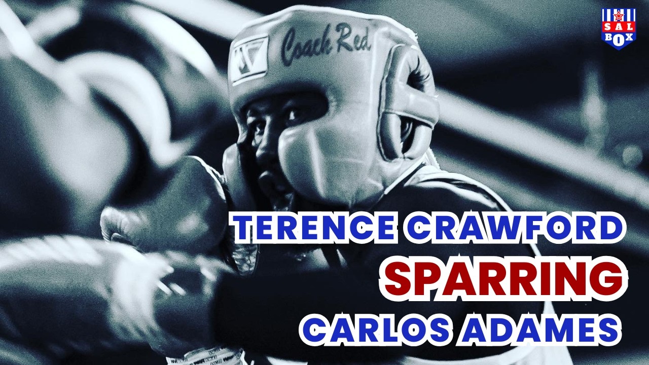 TERENCE CRAWFORD (USA) vs CARLOS ADAMES (DOM REP.) SPARRING