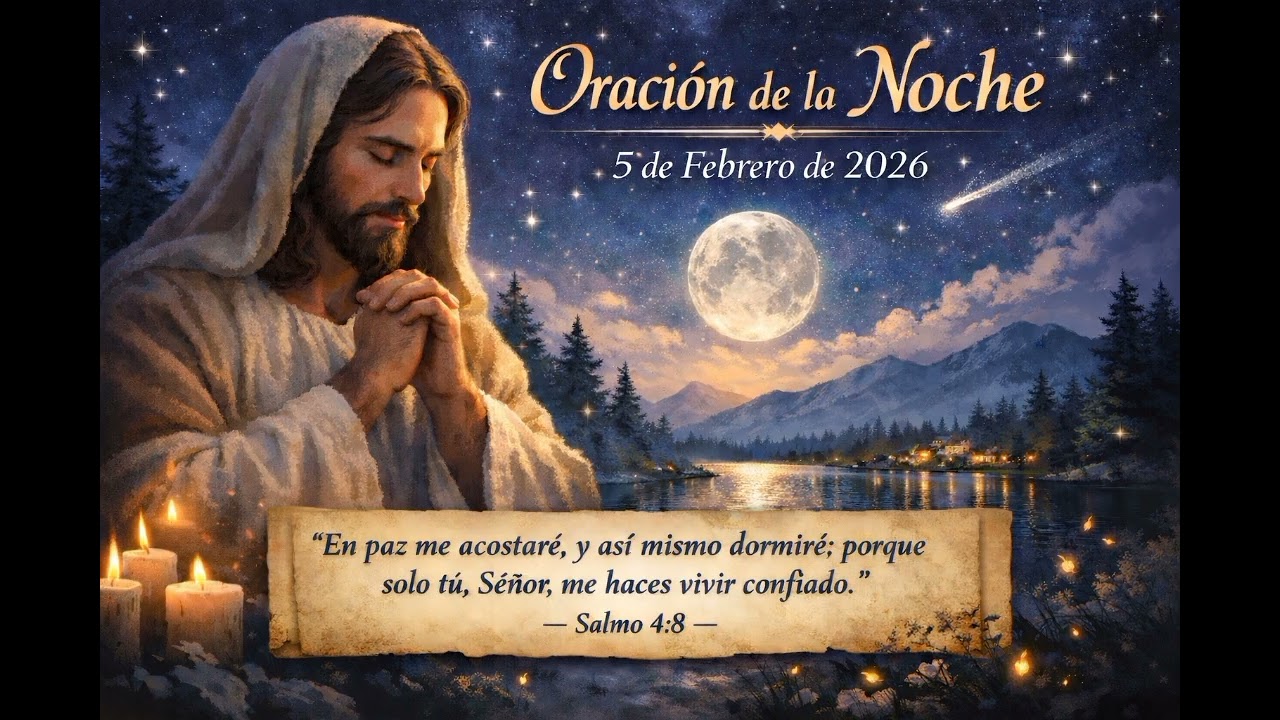 ORACIÓN DE LA NOCHE 🙏🏻🌃@CreandoConProposito 