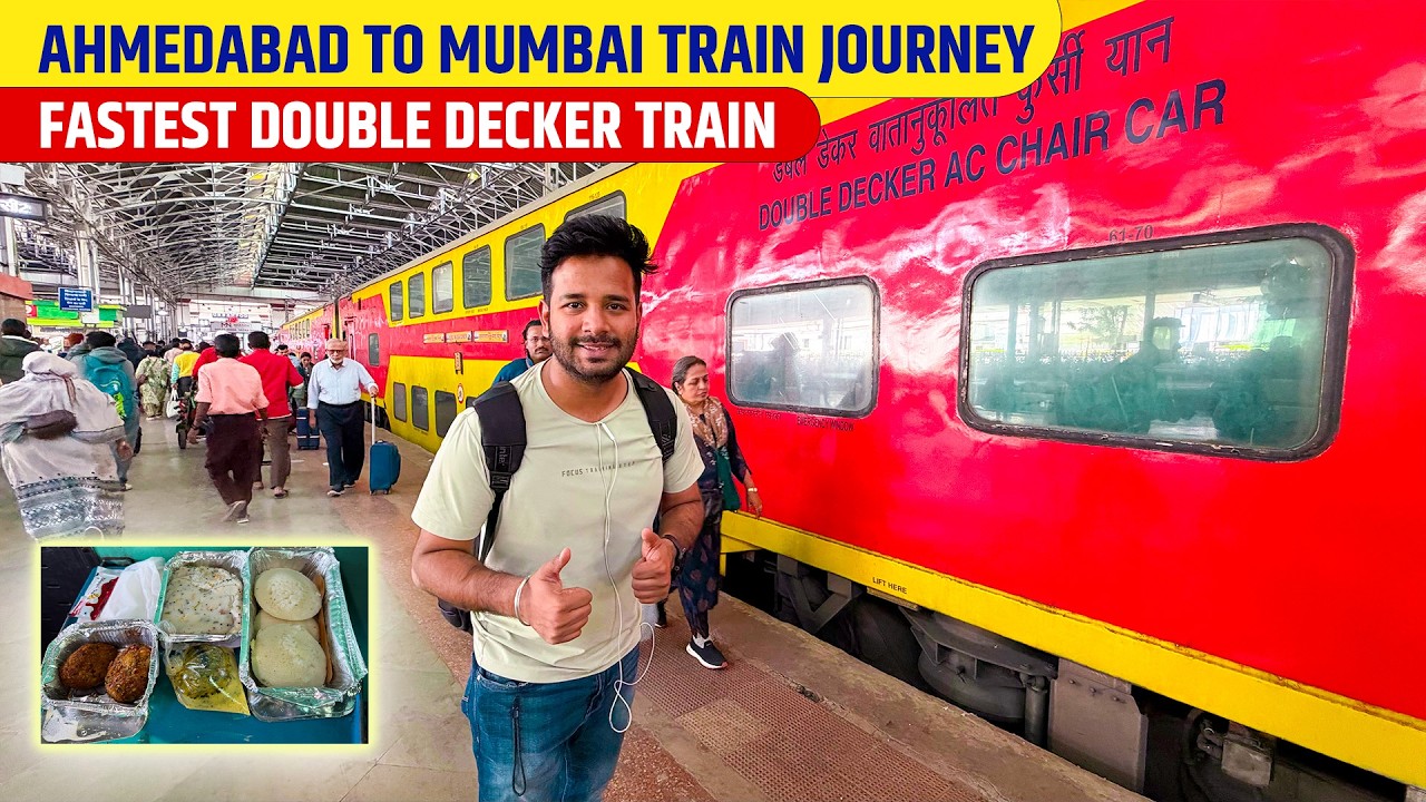 12932 Ahmedabad - Mumbai Double Decker train travel Experience 😱 || Bitter truth of Double decker