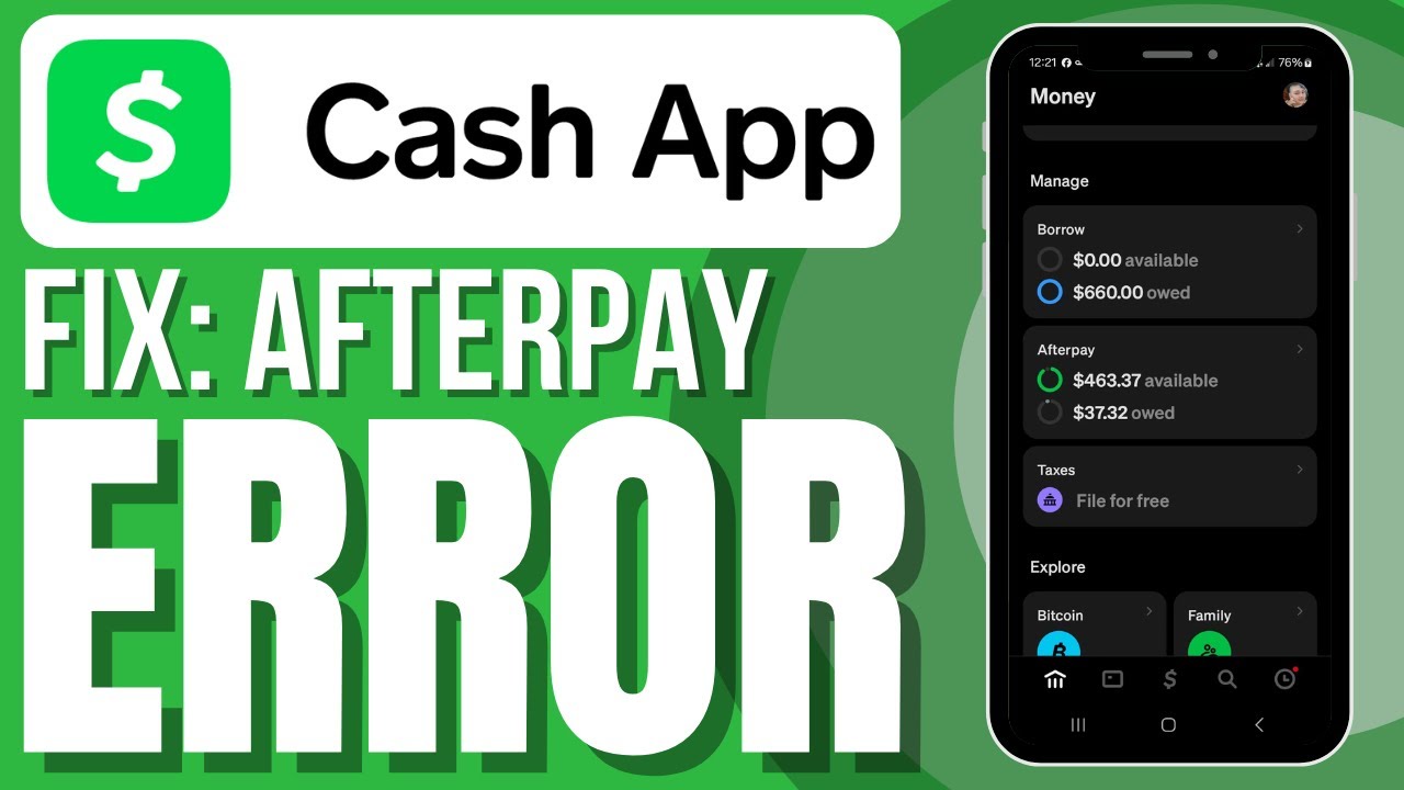 ИСПРАВЛЕНИЕ: не работает функция Afterpay в Cash App (простое решение)