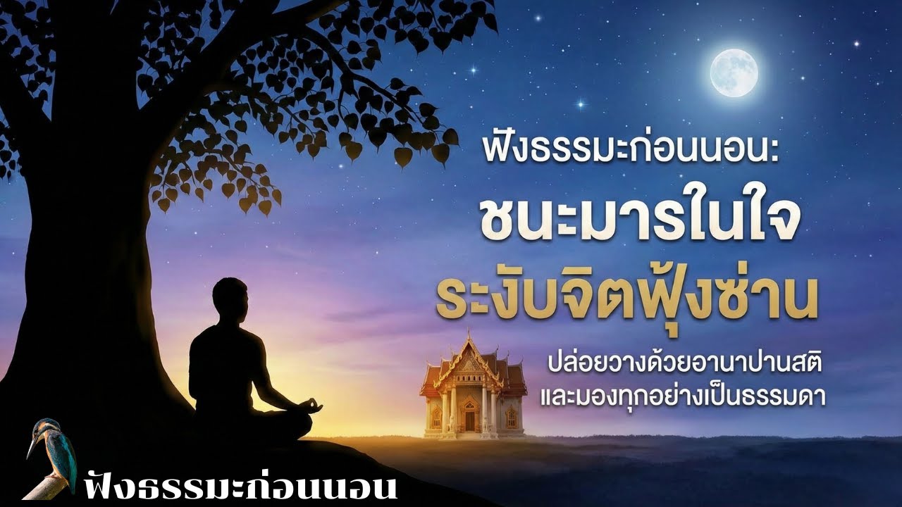 ดับทุกข์ก่อนนอน ชนะใจตนเองคือชัยชนะที่แท้จริง จิตสงบหลับสบาย
