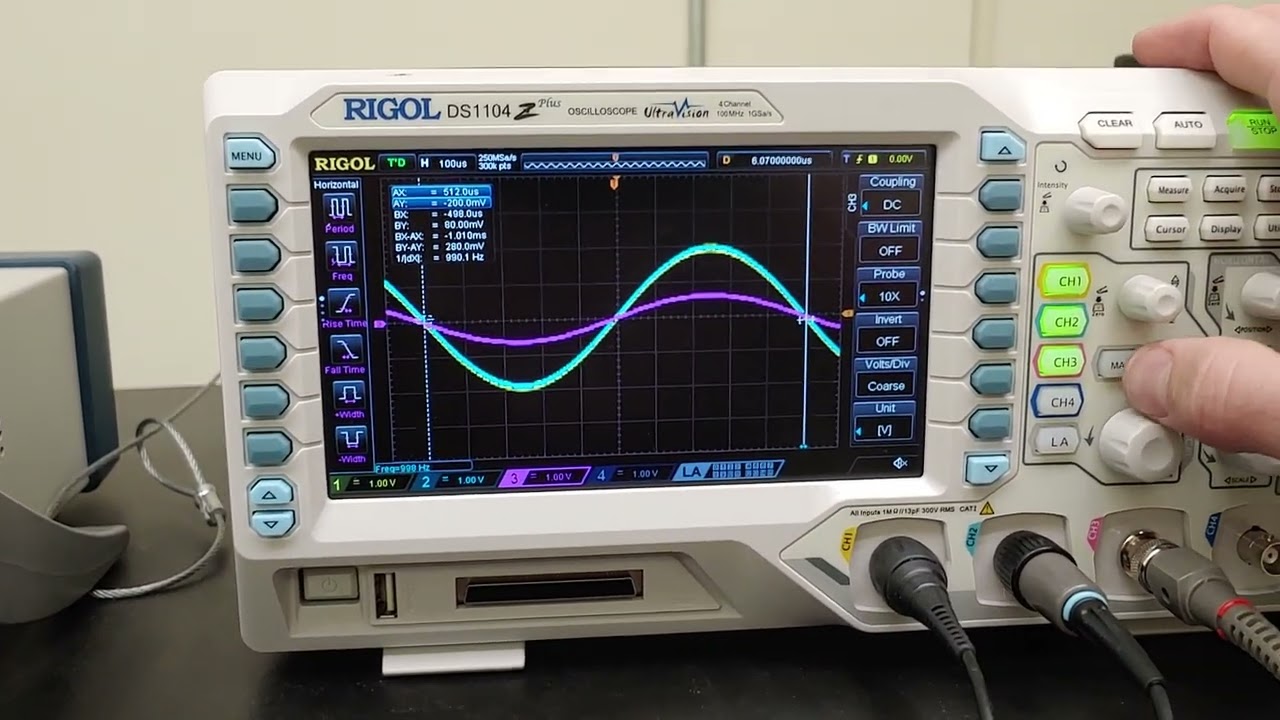 Need to use a scope to measure a non-grounded Voltage difference?  Use the math function!