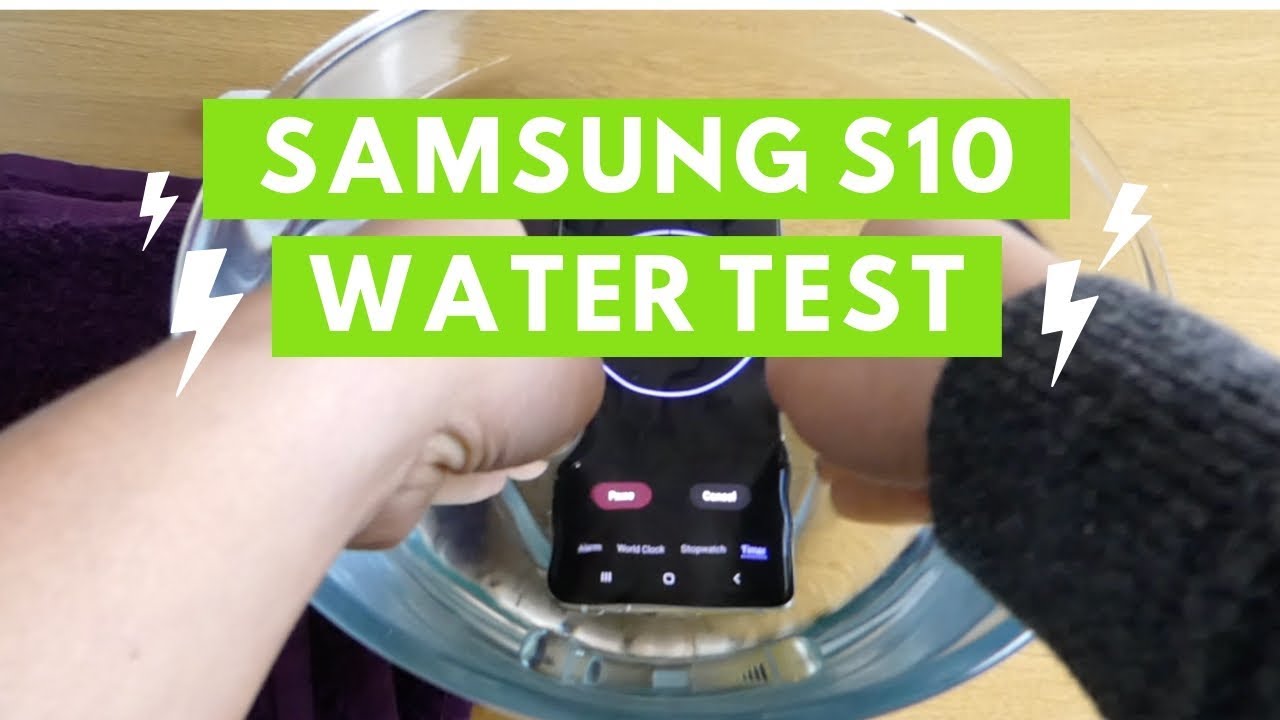 Samsung Galaxy S10 Water test (IP68 Rating)!!!!!