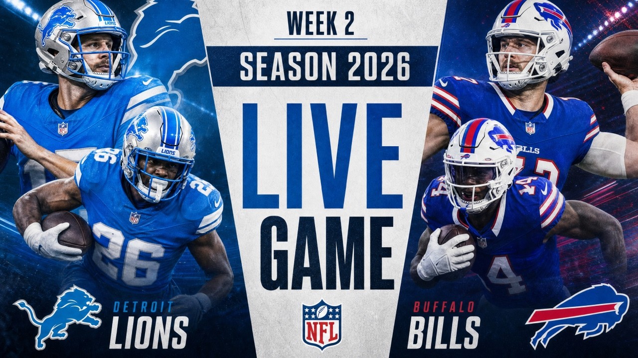 Buffalo Bills vs Detroit Lions LIVE STREAM | NFL Week 2 TNF