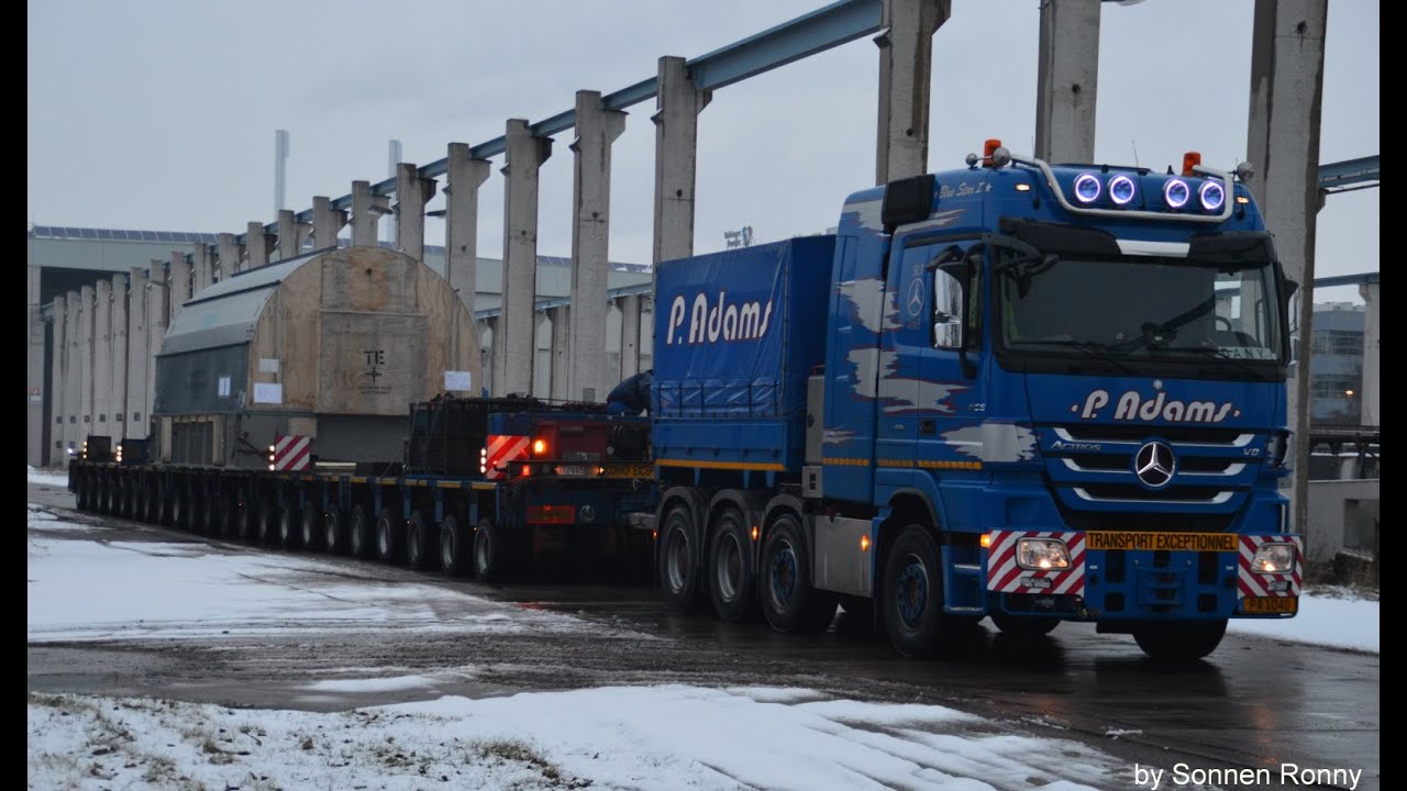 P. Adams Schwertransporte - Im Verband mit einem 227t Geno