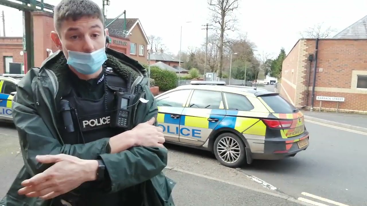 PSNI stop and search Northern Ireland Lisburn police station