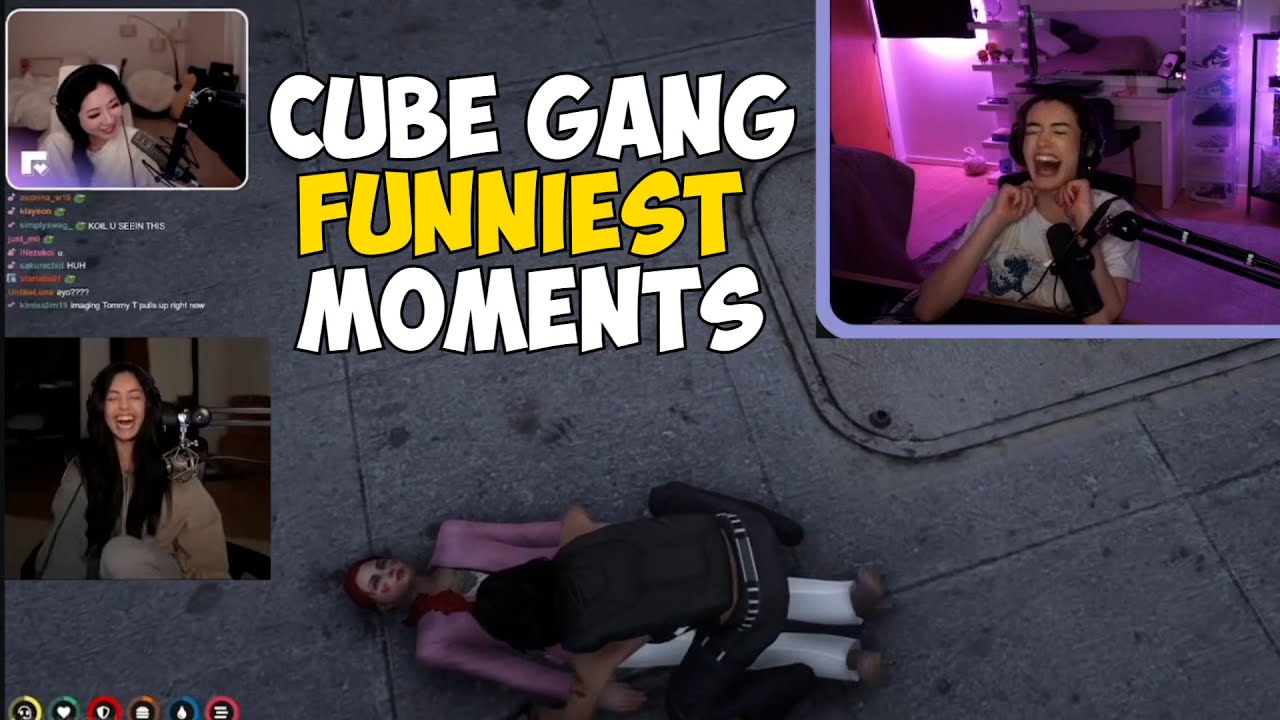 Nora Reacts to Cube Gang Funniest Moments | GTA RP NoPixel 3.0