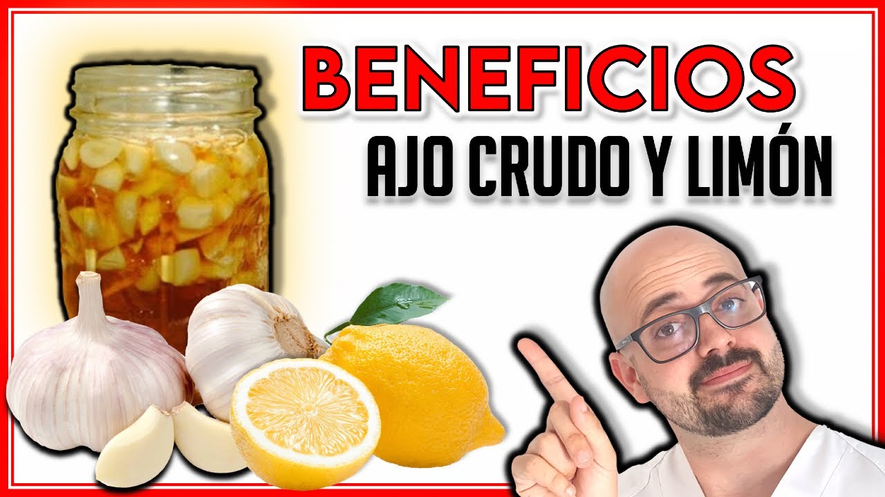 5 BENEFICIOS de tomar AJO CRUDO con LIMÓN en AYUNAS || ¡No DEJARÁS de TOMARLO!