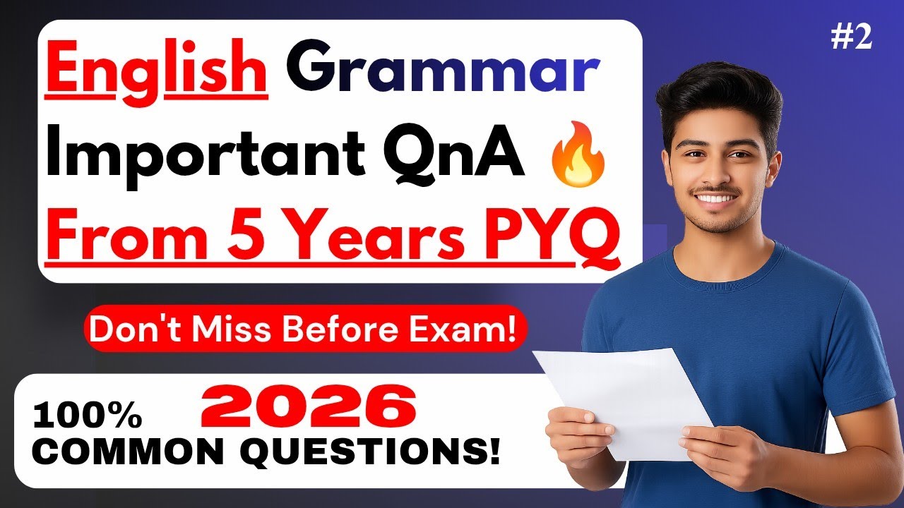 HS 2nd Year English 2026 – Top 10 Sure Questions | Assam HS English Important Questions