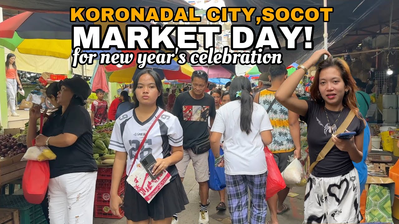 Philippines on New Year’s Day-Walking tour in KORONADAL City|Marbel,South Cotabato [4k]