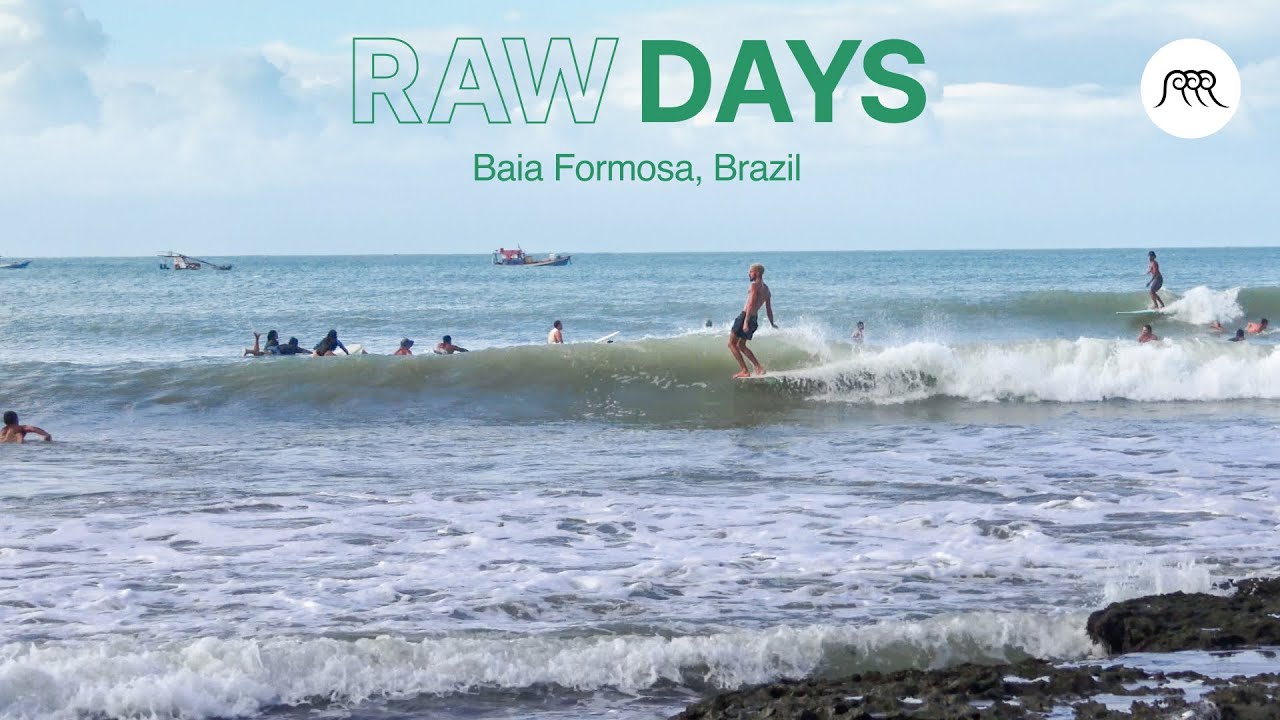 RAW DAYS | Baia Formosa, Brazil | Longboard surfing on clean small waves
