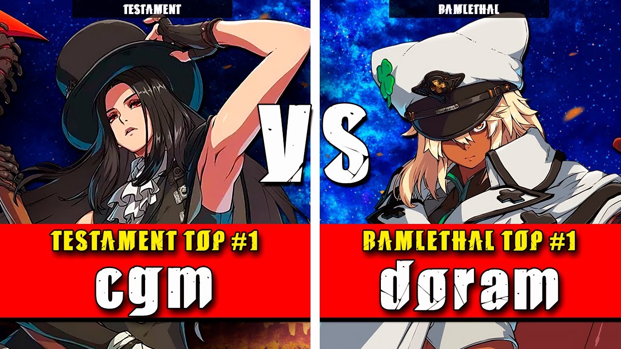 GGST | cgm (Testament) VS doram (Ramlethal) | Guilty Gear Strive High level gameplay