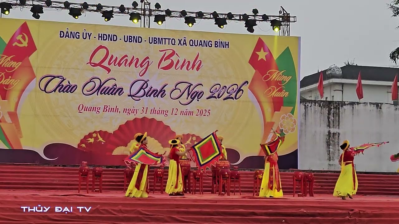 Đội trống Dòng máu Lạc Hồng - Biểu diễn Câu lạc bộ Thăng Long tỉnh Lào Cai | Thủy Đại TV