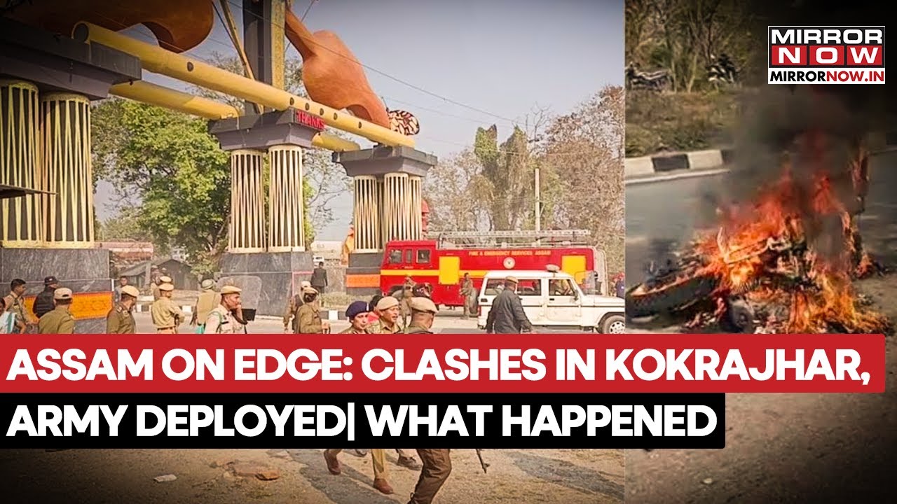 Massive Clashes Erupt In Assam's Kokrajhar Between Bodos And Adivasis; Army Deployed | Watch