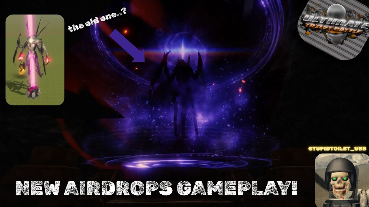 New AIRDROPS Update Gameplay! **FULL CUTSCENE** --- Ultimate Toilet Battle on Roblox