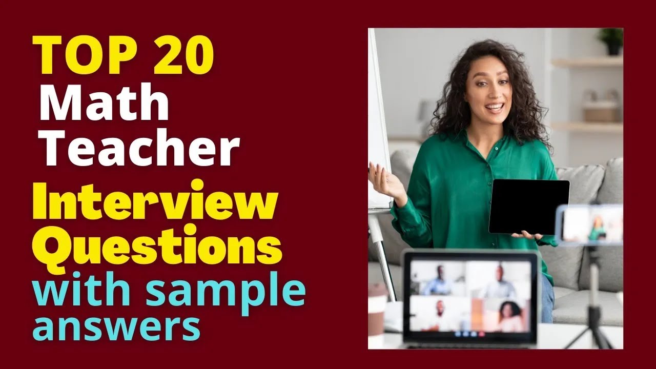 Math Teacher Interview Questions and Answers for 2026