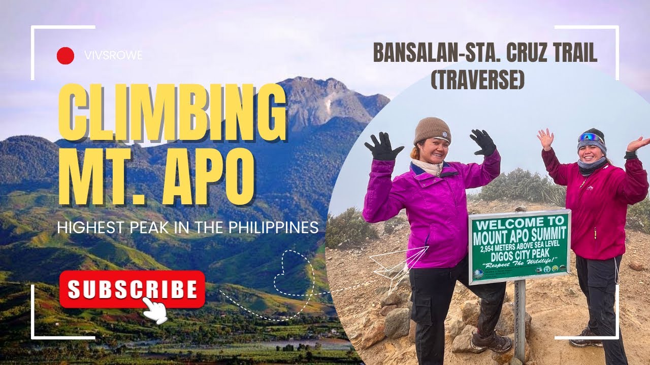 Conquering Mt. Apo 🇵🇭 | 3D2N Bansalan-Sta. Cruz Traverse | Hiking Vlog