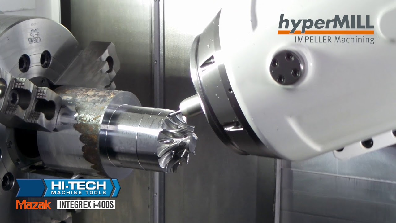 Mazak Integrex i400S Impeller - hyperMILL