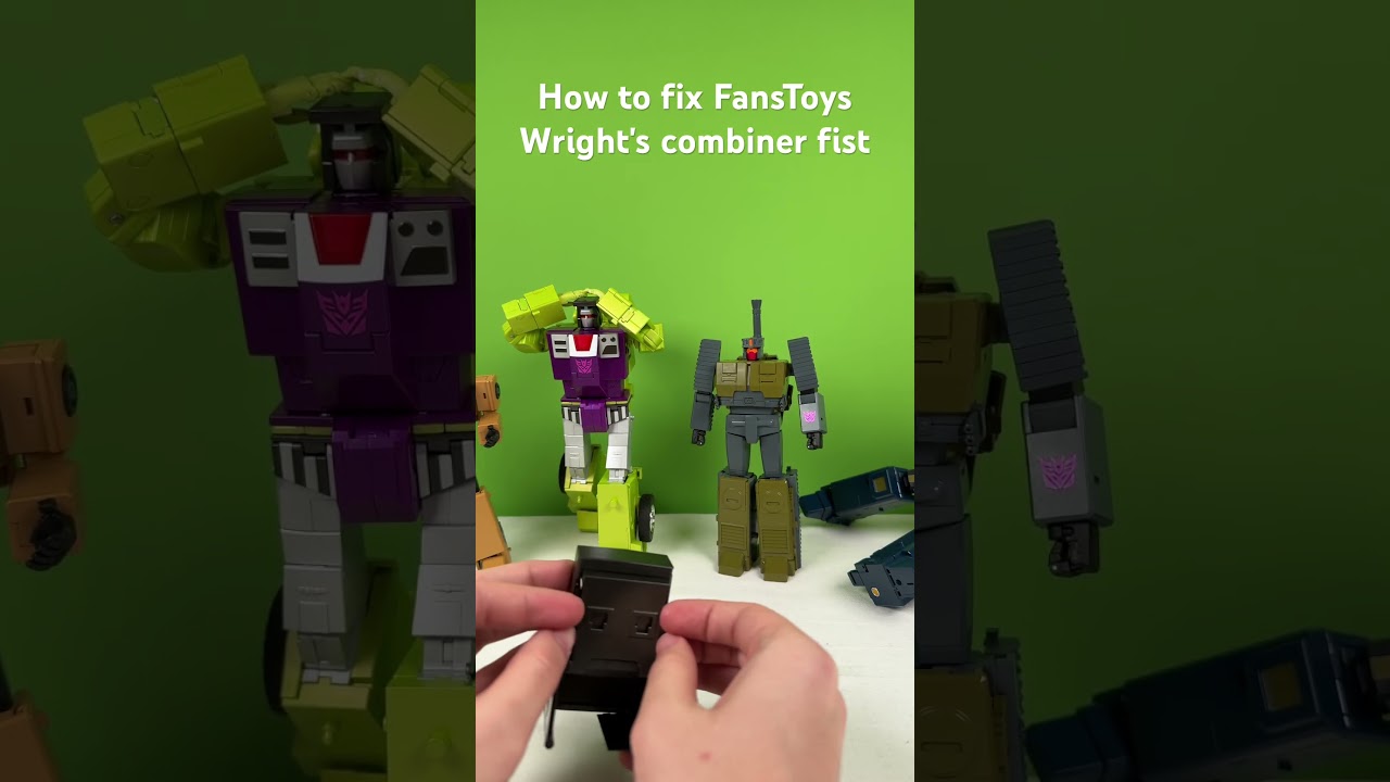 Since FansToys seems to have incorrectly assembled their own figure, here's how to fix it. #fanstoys