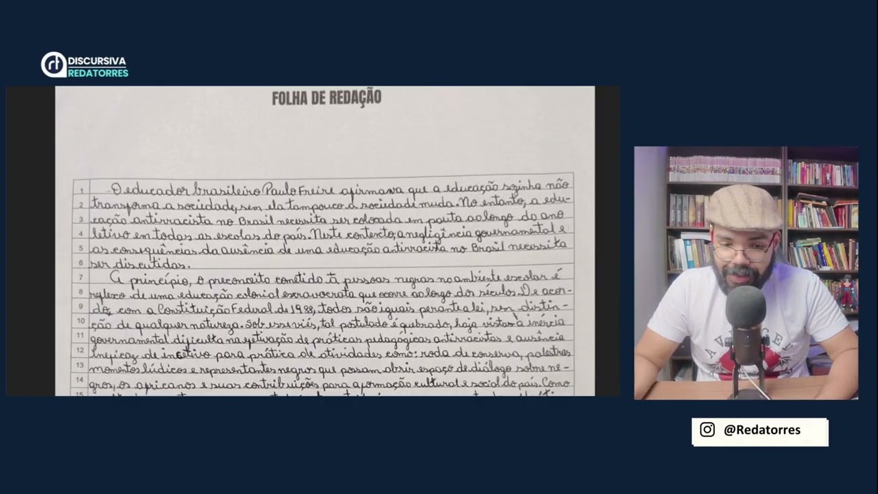 PND: correção de redação da Prova Nacional Docente