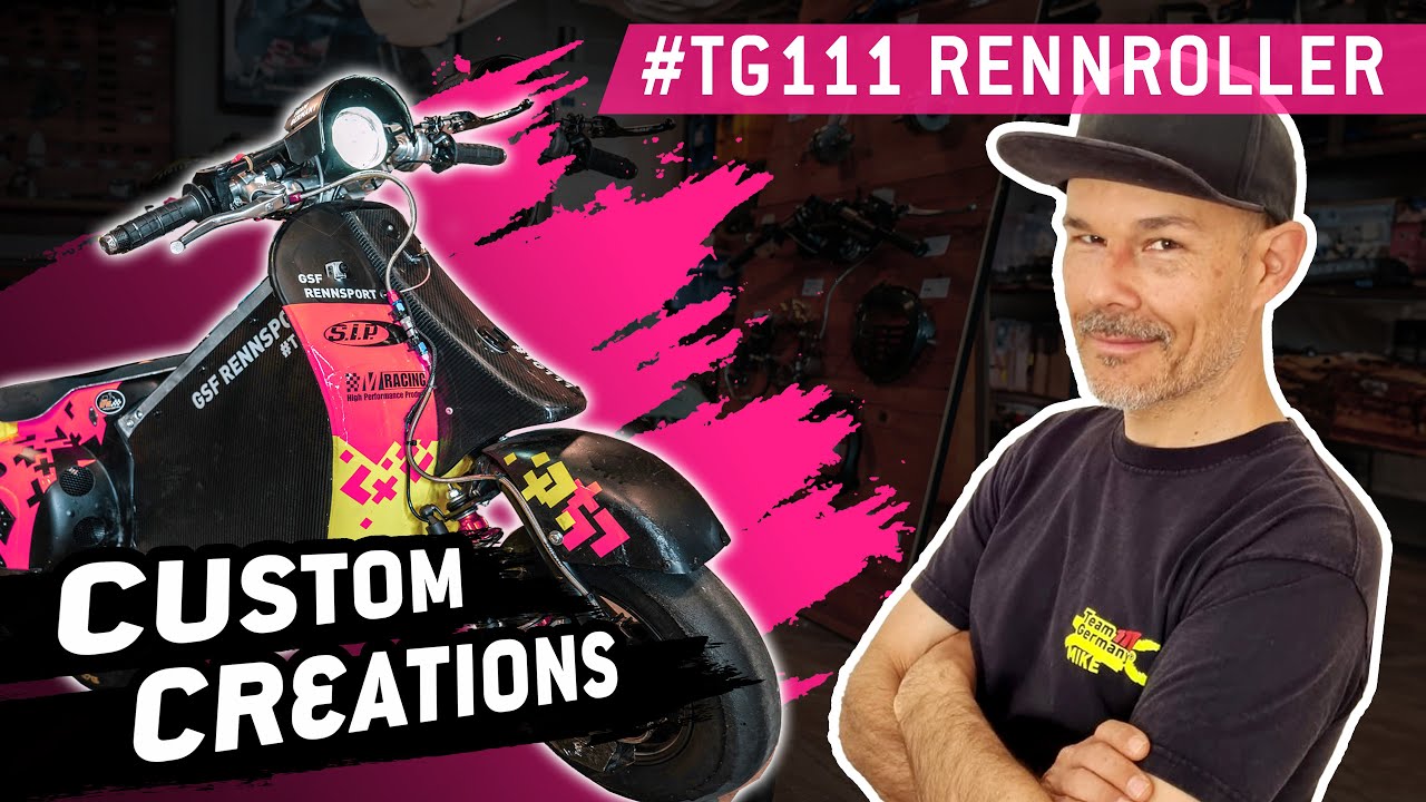 Custom Scooter Creations🔥: Der Rundstrecken Rennroller von Mike Betz Team Germany 111