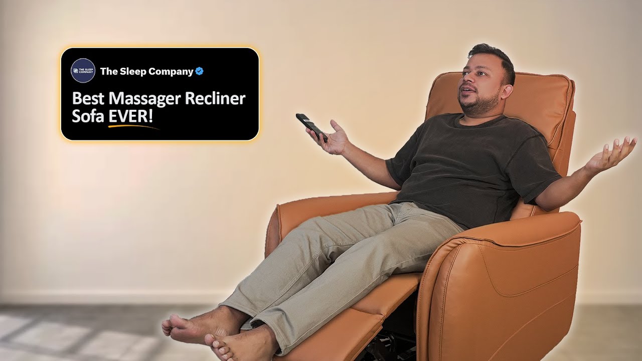 I Tried Luxe Pro Massager Recliner Sofa By The Sleep Company - TechRJ