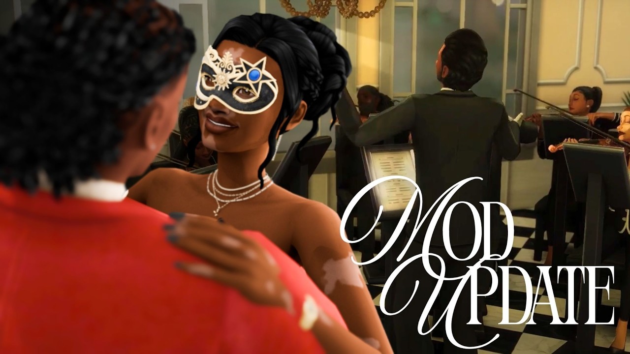 Creating Masquerade Ball in the Sims! | Sims 4 Mod Update