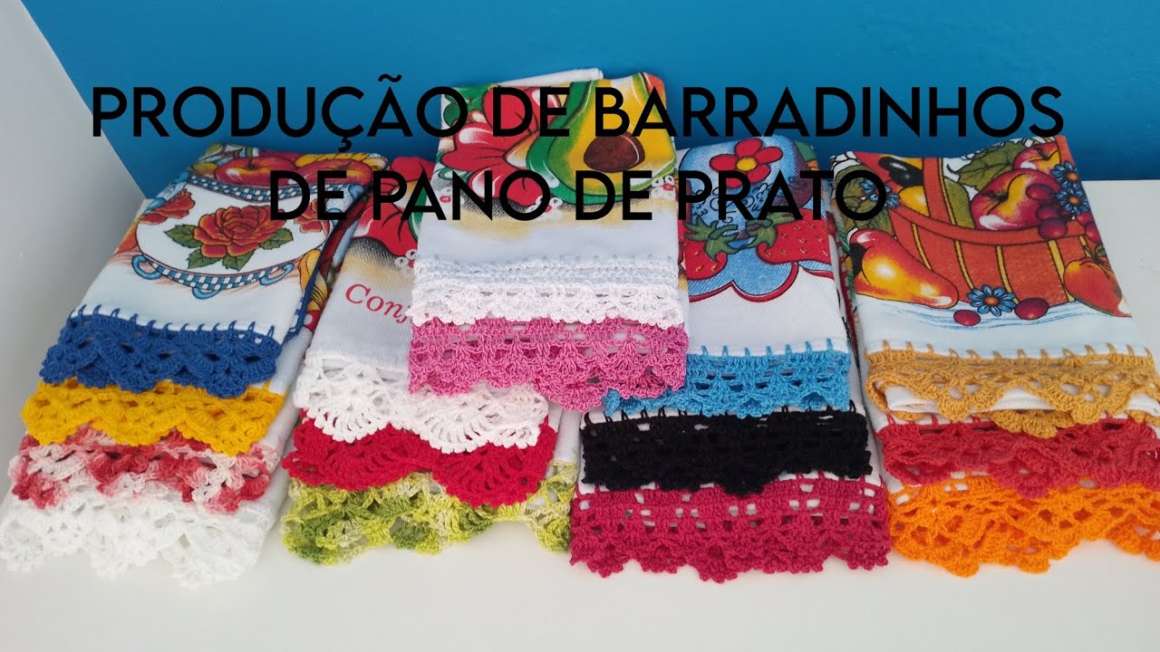 PRODUÇÃO DE BARRADINHOS DE PANO DE PRATO