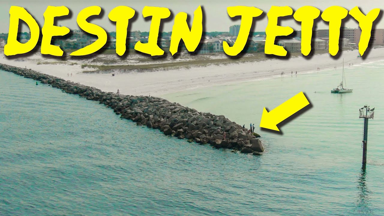 Jetty Fishing in Destin, Florida - Trying to Beat the Thunderstorms