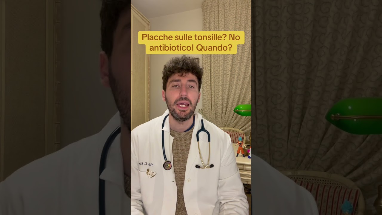 Placche sulle tonsille? No antibiotici #pediatria #placche #tonsillite #perte  #genitori