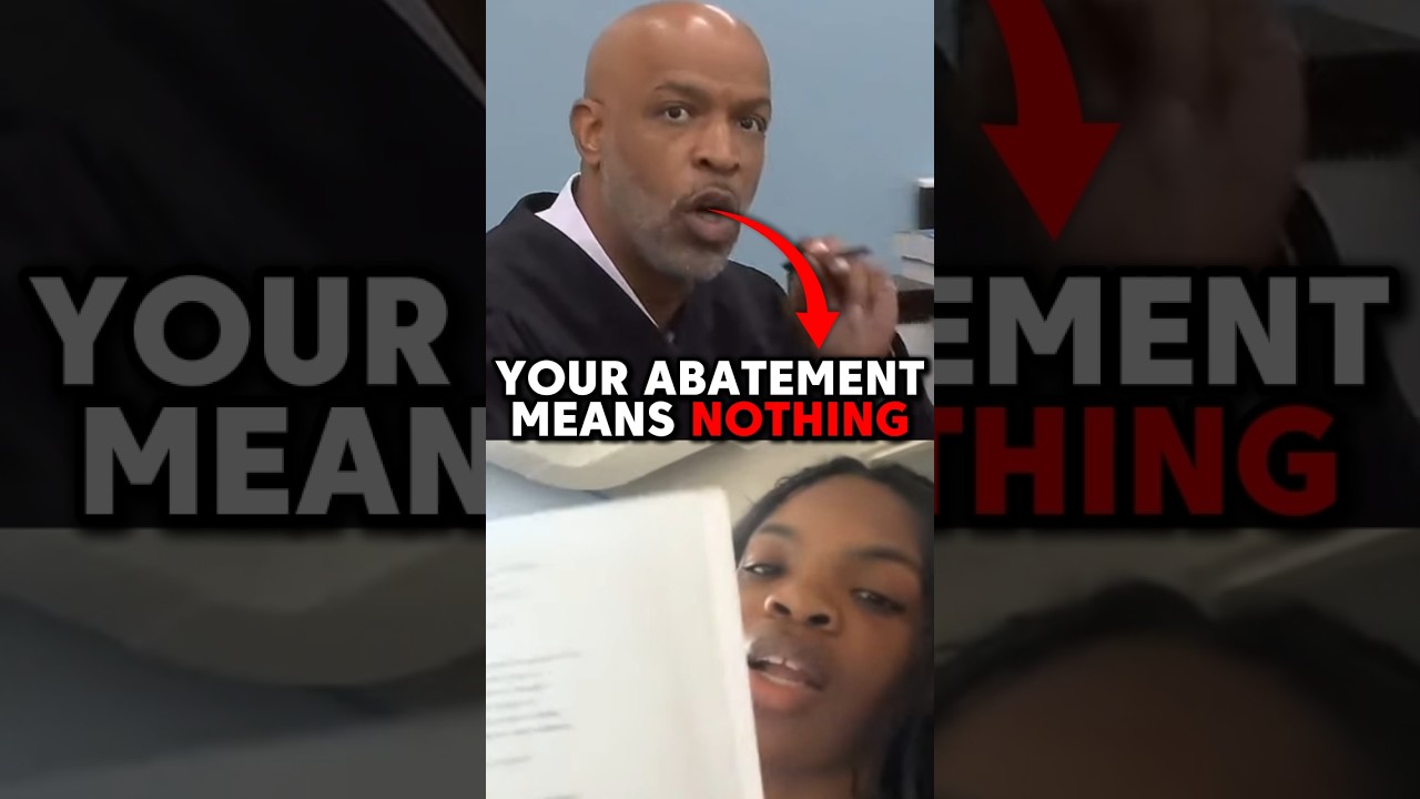 Sovereign Citizen ABATEMENT Argument Shut Down By Judge!