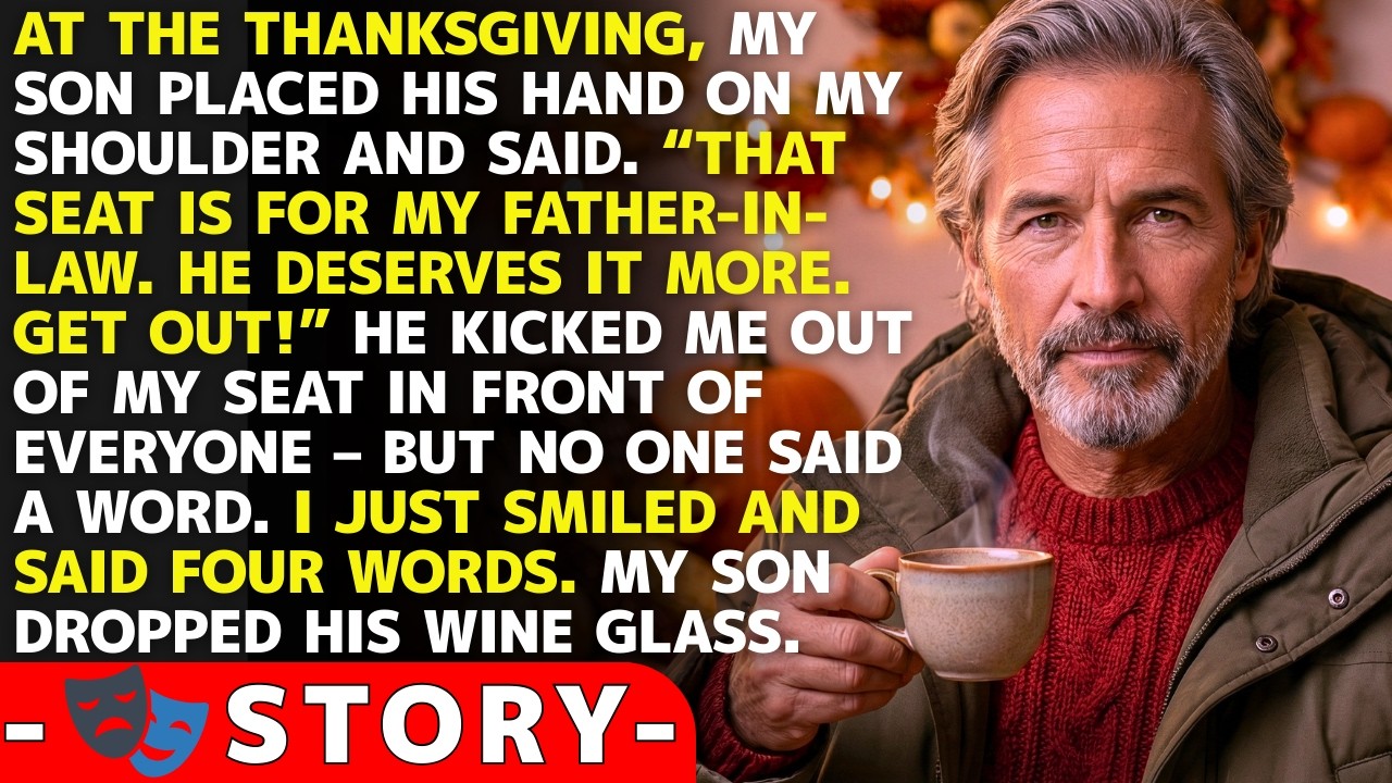 My Son Kicked Me Out at Thanksgiving Dinner — “That Seat Is for My Father-in-Law. Get Out!”