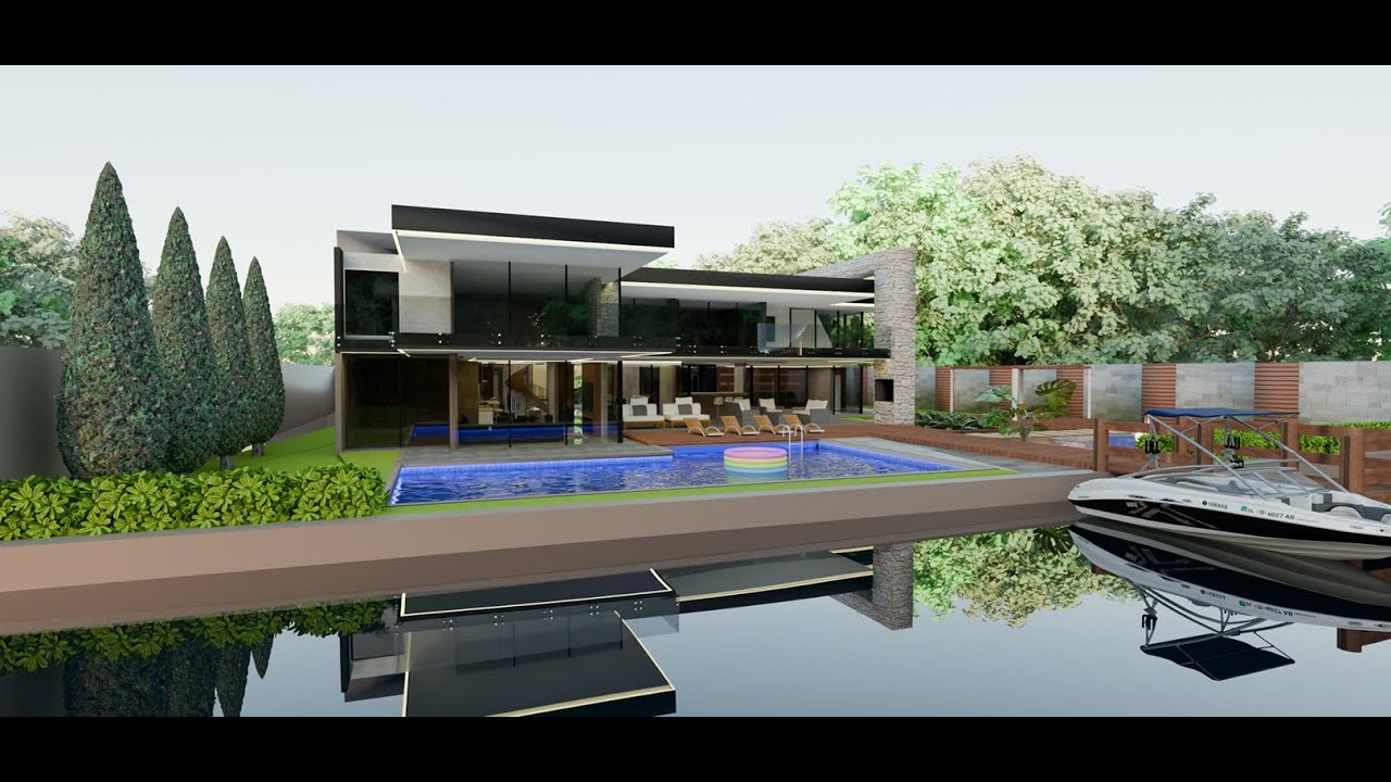 Mind blowing Lake House design (Imported from Sweet home 3d)