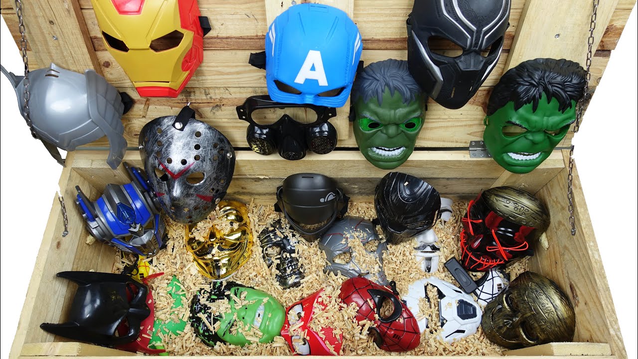 Mask All Marvel Characters! Masks of Super Heroes! Dry Head Masks!