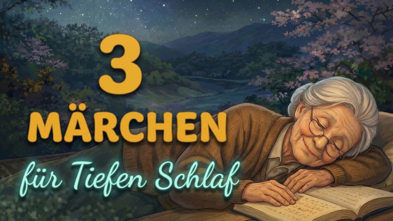 🌙✨ Die 3 BERUHIGENDSTEN Märchen zum Einschlafen 😴 TIEFER SCHLAF in 5 Minuten