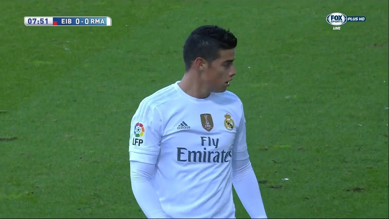 James Rodriguez Vs SD Eibar Away (29/11/2015) by JamesR10
