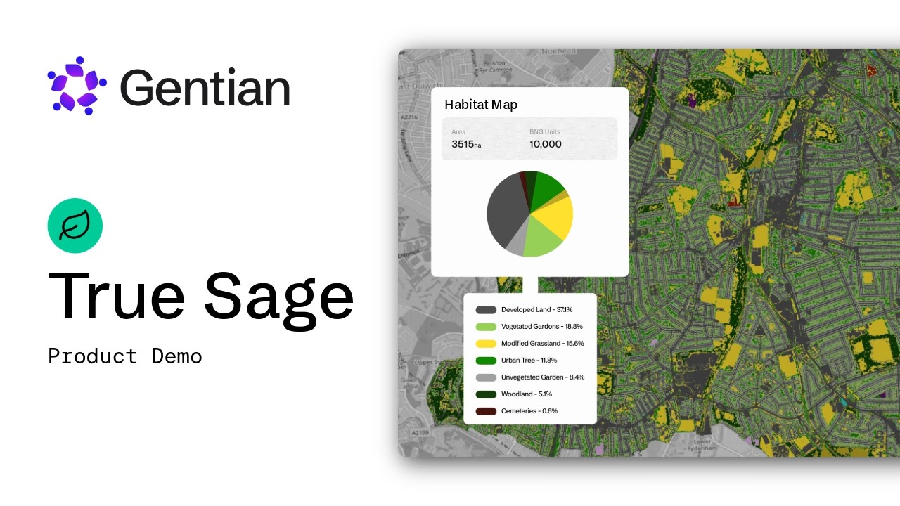 Gentian True Sage Demo: AI Biodiversity Assessment & Reporting Software