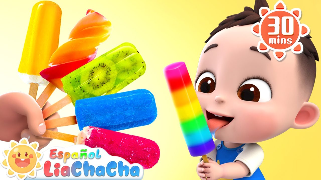 Canción de las Paletas Coloridas | Canción de Colores | LiaChaCha en Español - Canciones Infantiles