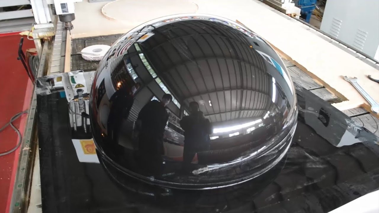 BYTCNC Deep vacuum forming machine blow ball, vacuum former blowing function
