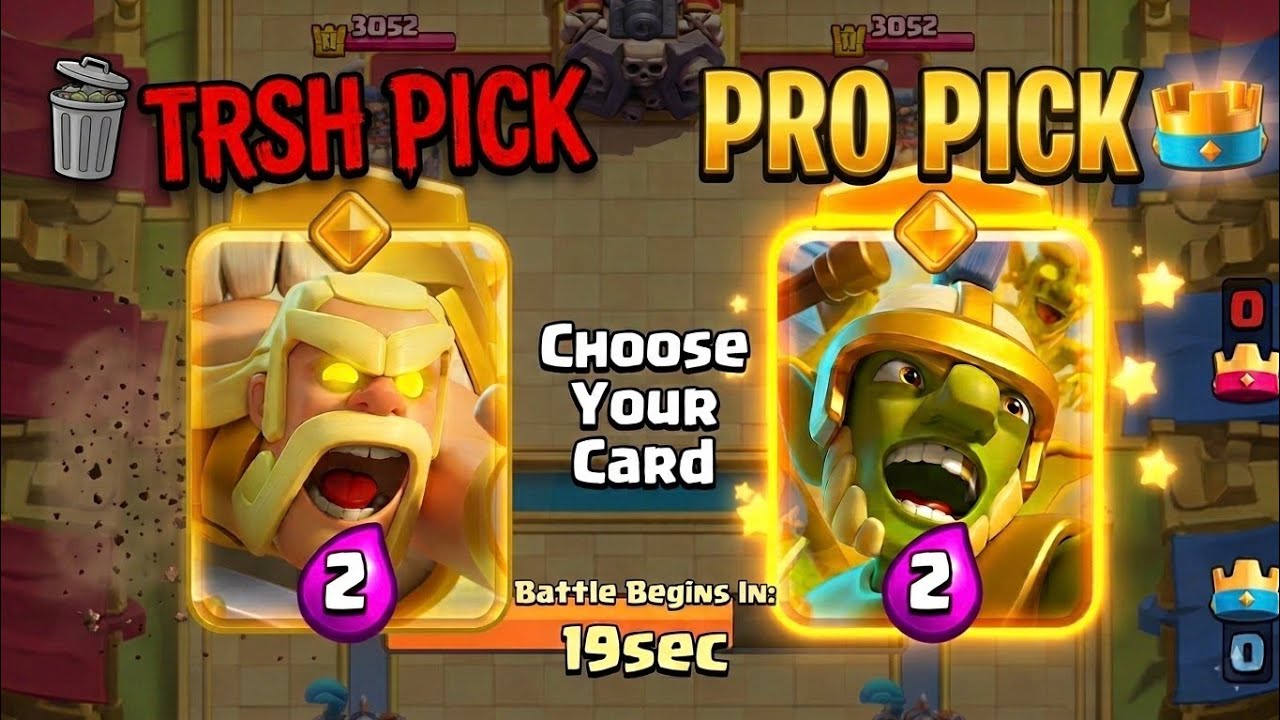 I Chose the WORST Cards in the New Hero Draft Challenge 💀