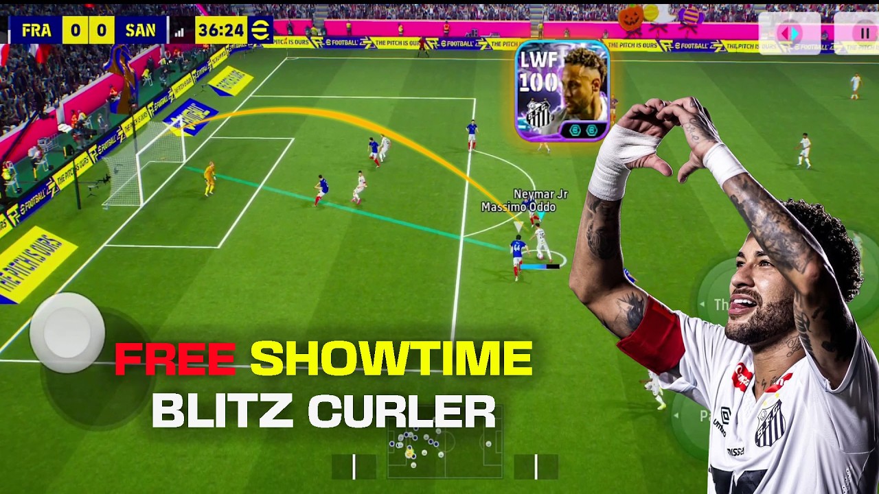 FREE BLITZ CURLER NEYMAR SHOWTIME CARD REVIEW 🔥|| eFootball 2026.