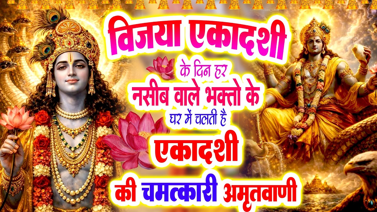 विजया एकादशी के दिन हर नसीब वाले भक्तो के घर में चलती है एकादशी की चमत्कारी अमृतवाणी #Ekadashi