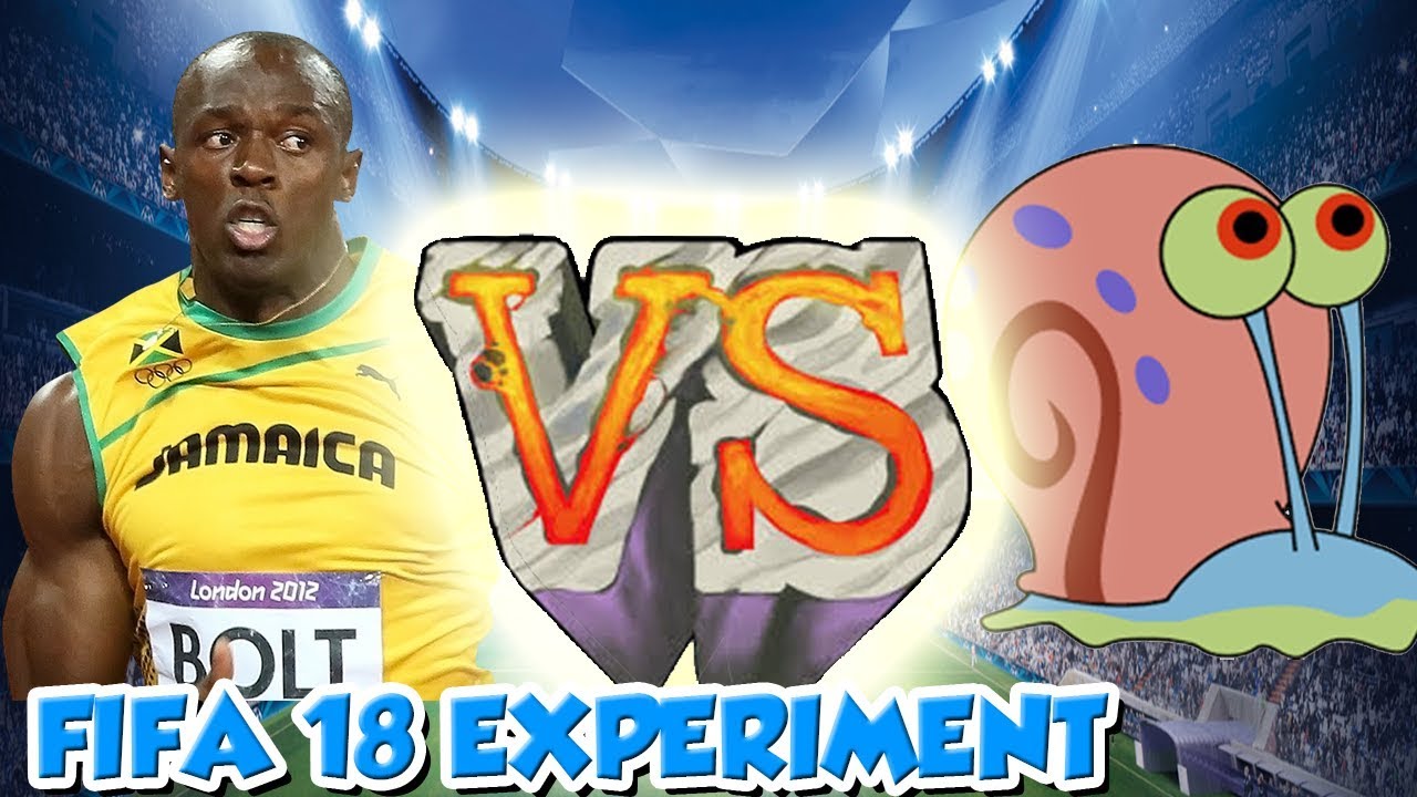 The Fastest Attackers VS The Slowest Defenders - FIFA 18 Experiment