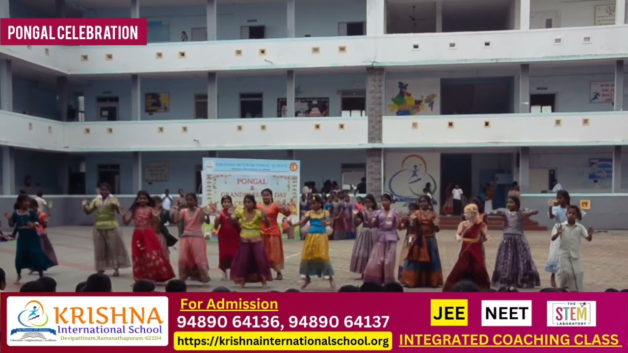 Pongal Celebration 2026 | Pre-Primary Students Dance Performance | Krishna International School