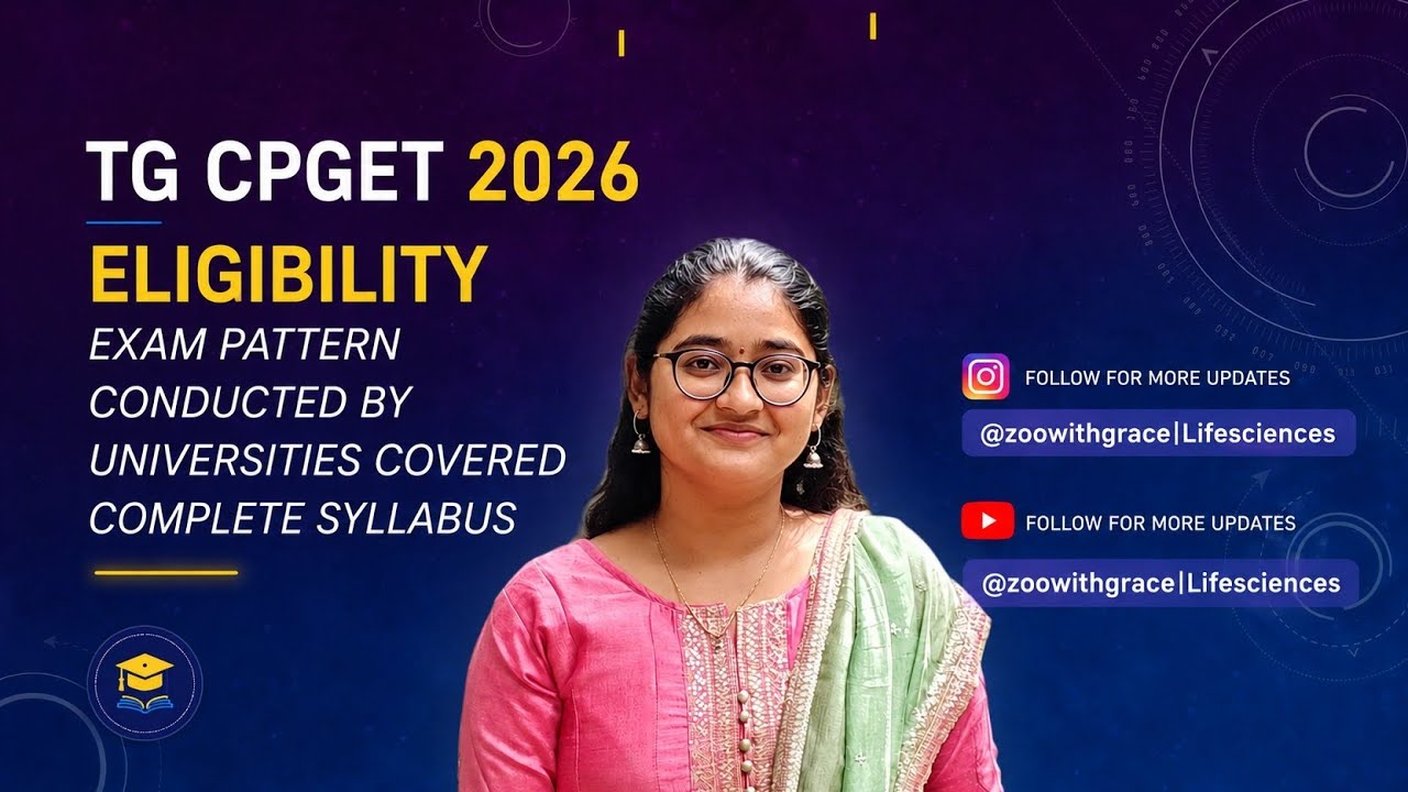 🎓TG CPGET 2026 | Eligibility, Exam Pattern, Universities Covered & Complete Syllabus