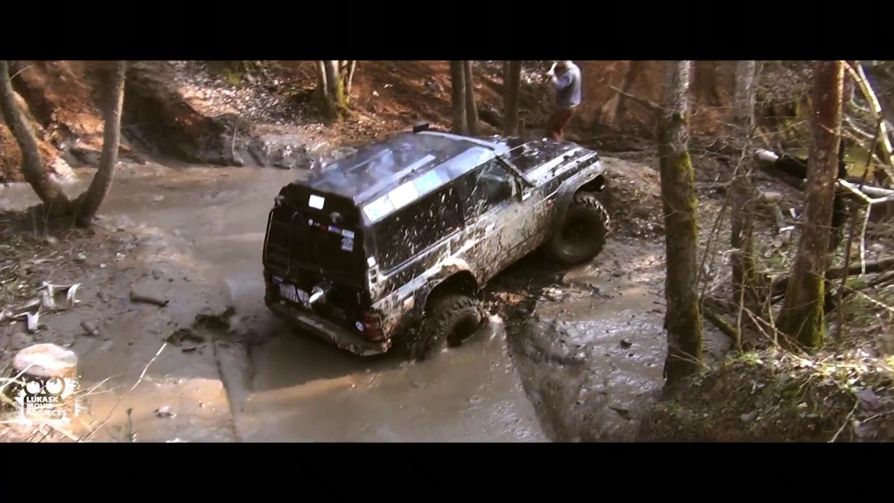 NIssan Patrol vs Jeep Cherokee XJ vs Mitsubishi Pajero Off road 4x4 full power