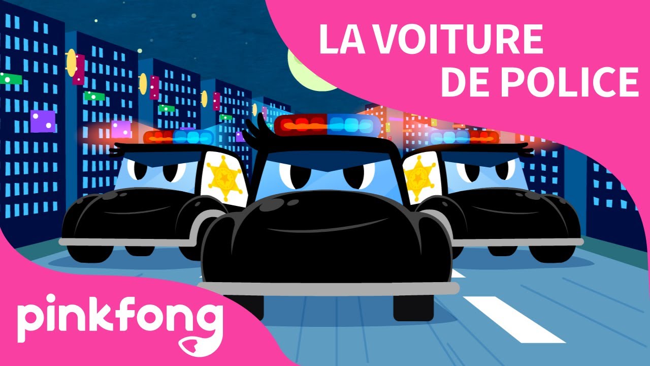 Chanson Voiture de Police | Chansons de Voitures | Pinkfong, Bébé Requin ! Chansons pour Enfants