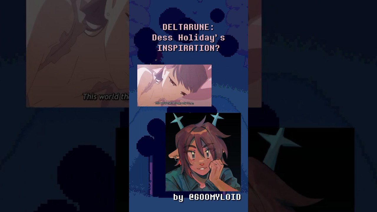 DESS' INSPIRATION from DELTARUNE? #deltarune #undertale #tobyfox #december #kris #noelle #ralsei